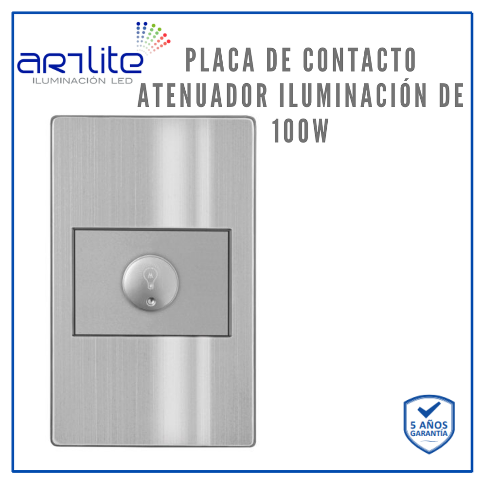 [APL-111] APL-111 PLACA CONTACTO ATENUADOR 100W 127V GRIS