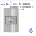 APL-111 PLACA CONTACTO ATENUADOR 100W 127V GRIS