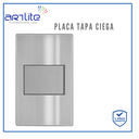APL-112 PLACA TAPA CIEGA ACERO INOX GRIS