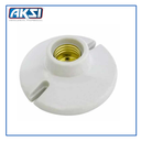 AKS- PORTALAMPARA REDONDO PARA TECHO 4" DE PORCELANA
