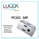 LCK- CONTACTO 2P+T DE 1 MÓDULO PLATEADO