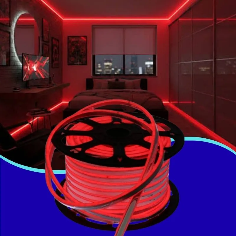 [NEO25M2835RD] TSH- MANGUERA NEON 25M ROJO