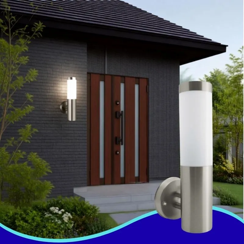 [ADE-017] INN- LUMINARIA PARED CILINDRO ACERO INOX E26