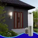 INN- LUMINARIA PARED CILINDRO ACERO INOX E26