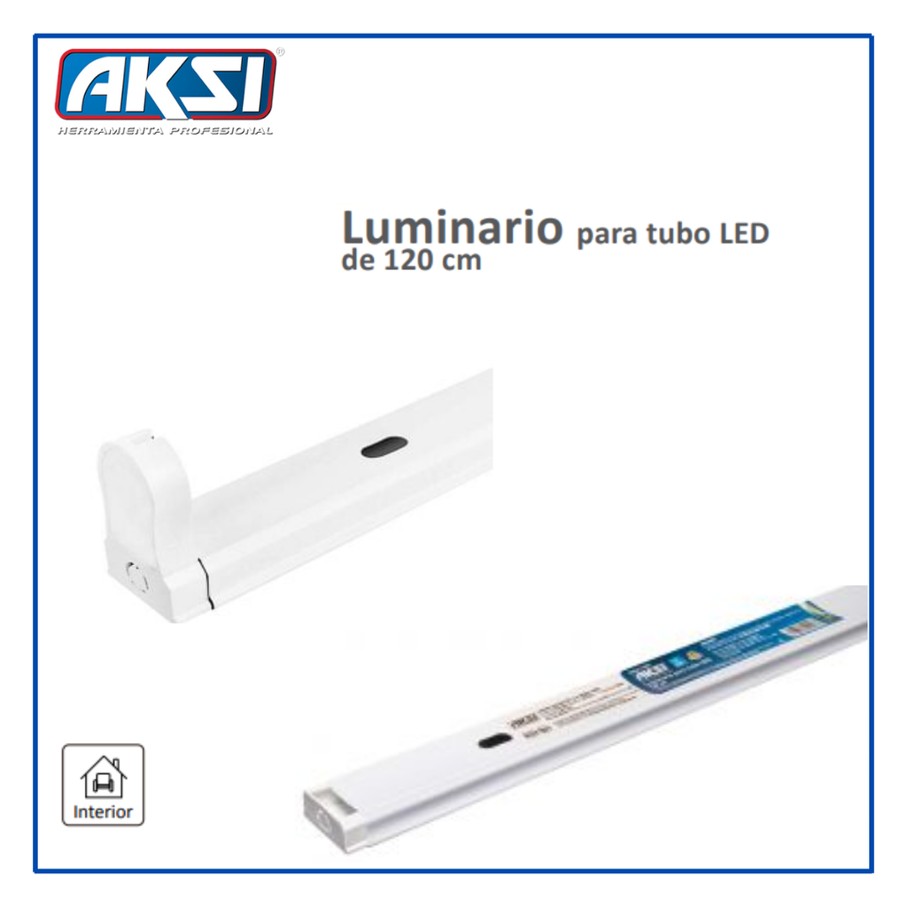 [118081] AKS- LUMINARIO PARA 1 TUBO LED