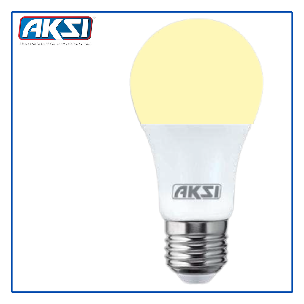 [120077] AKS- FOCO LED A 19 12W LUZ CALIDA