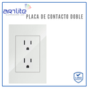 APL-204 PLACA CONTACTO DOBLE BCO