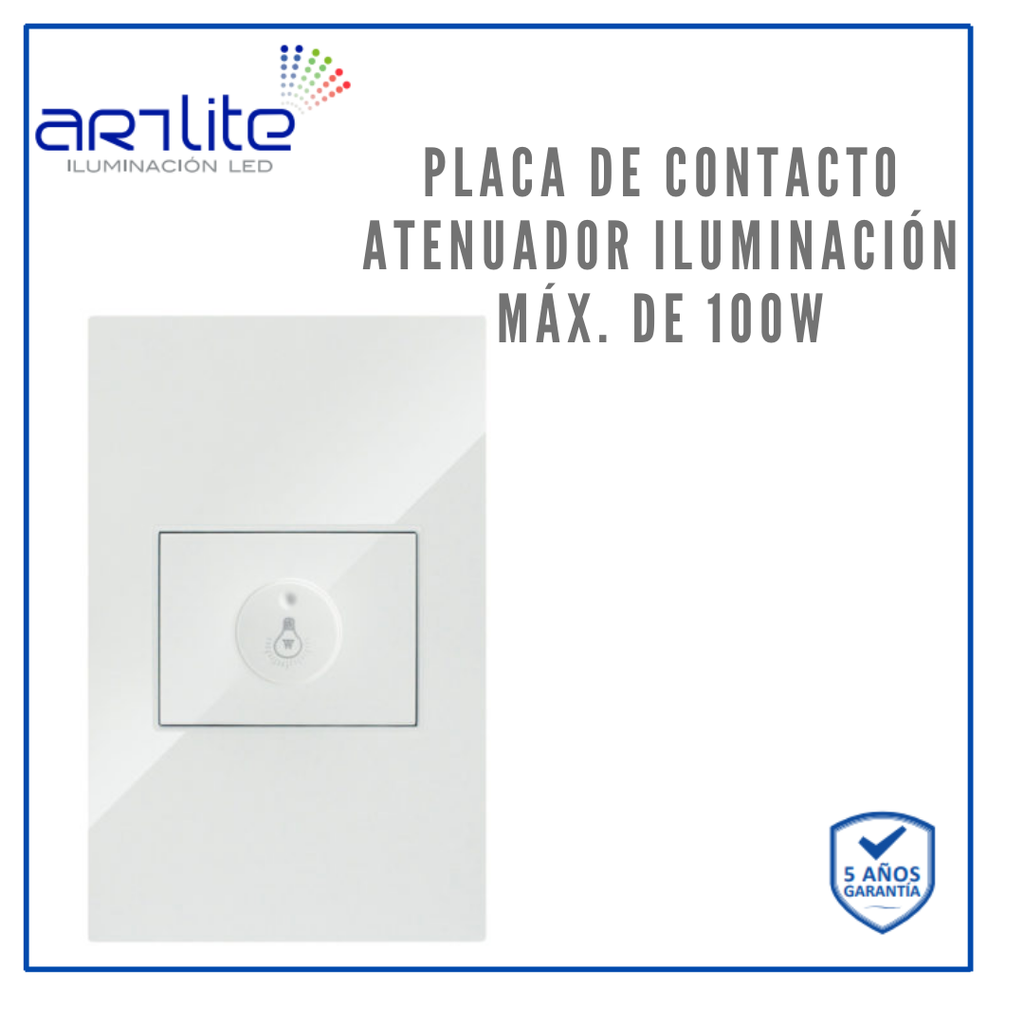 [APL-211] APL-211 PLACA CON MODULO ATENUADOR 100W 127V BCO