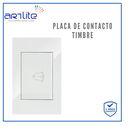 APL-213 PLACA CONTACTO TIMBRE BCO