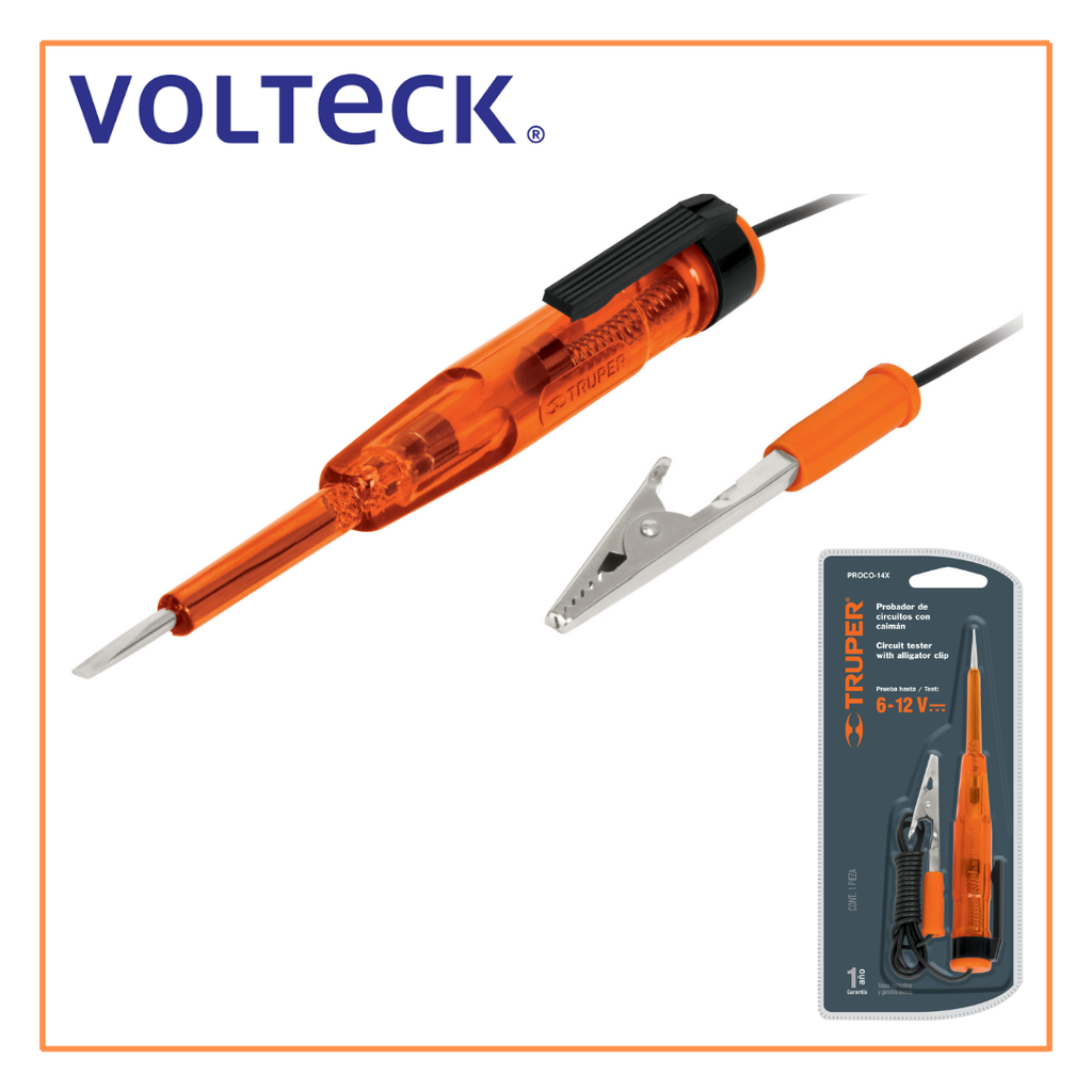 [13987] TRU- PROBADOR DE CORRIENTE ALTERNA TIPO DESARMADOR 13.8CM