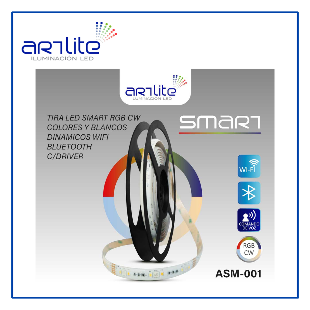 [ASM-001] INN- TIRA LED SMART RGBCW BT WIFI 5M