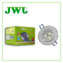 JWJ- PANEL LED EMPOTRABLE 3W CALIDO BISEL SATIN