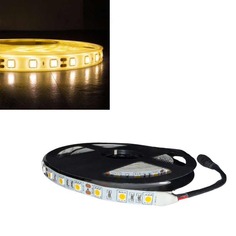 [CFL60IP20WW5050] TSH- TIRA LED 60 LM IP20 5m BLANCO CÁLIDO ALIEN 5050.12V
