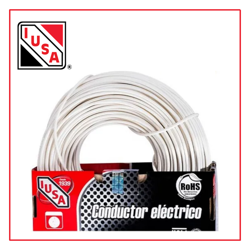 [CAIUSA100-14BC] IUS- 100m CABLE THHW-LE #14 BLANCO