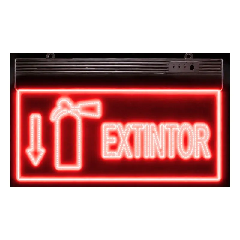 [LAEXTIN] TSH- SEÑAL EXTINTOR ROJO RECARGABLE 127V 3hr AUTONOMIA