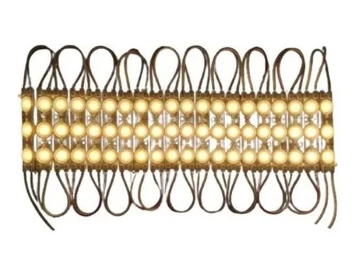 [ML3-BCx20 / DFRI16225] 20pz MÓDULOS DE 3 LED SMD EXTERIOR 12v BLANCO CÁLIDO