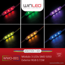 20pz - MÓDULOS LED RGB MULTICOLOR 12v WINLED