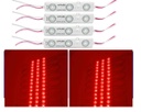20pz MÓDULOS DE 3 LED SMD 2835 12v EXTERIOR ROJO