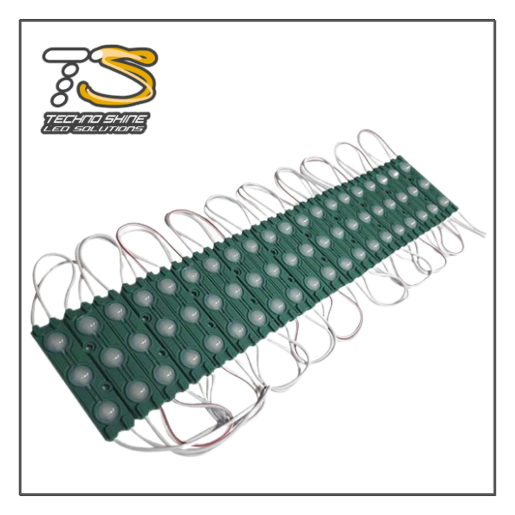 [ML3-VDx20 / ATCV02661] 20pz MÓDULOS DE 3 LED SMD EXTERIOR 12v VERDE