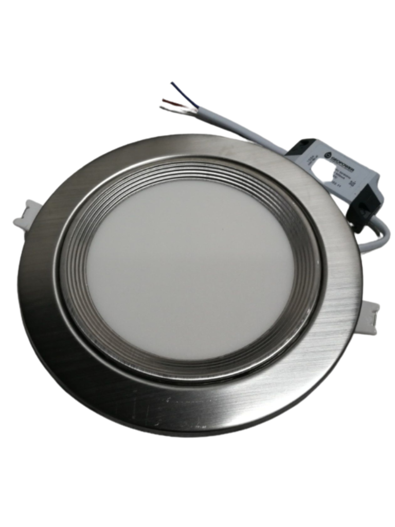 [LR-LEDS/12W] GEO - PANEL LED REDONDO 15CM SATIN