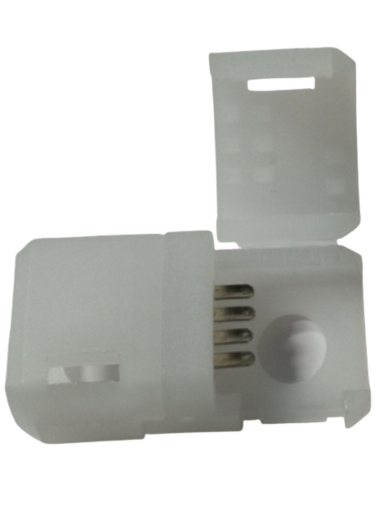 ILV - COPLE 4 PIN tipo CLIP P/MANGUERA BROCHE 5050 RGB