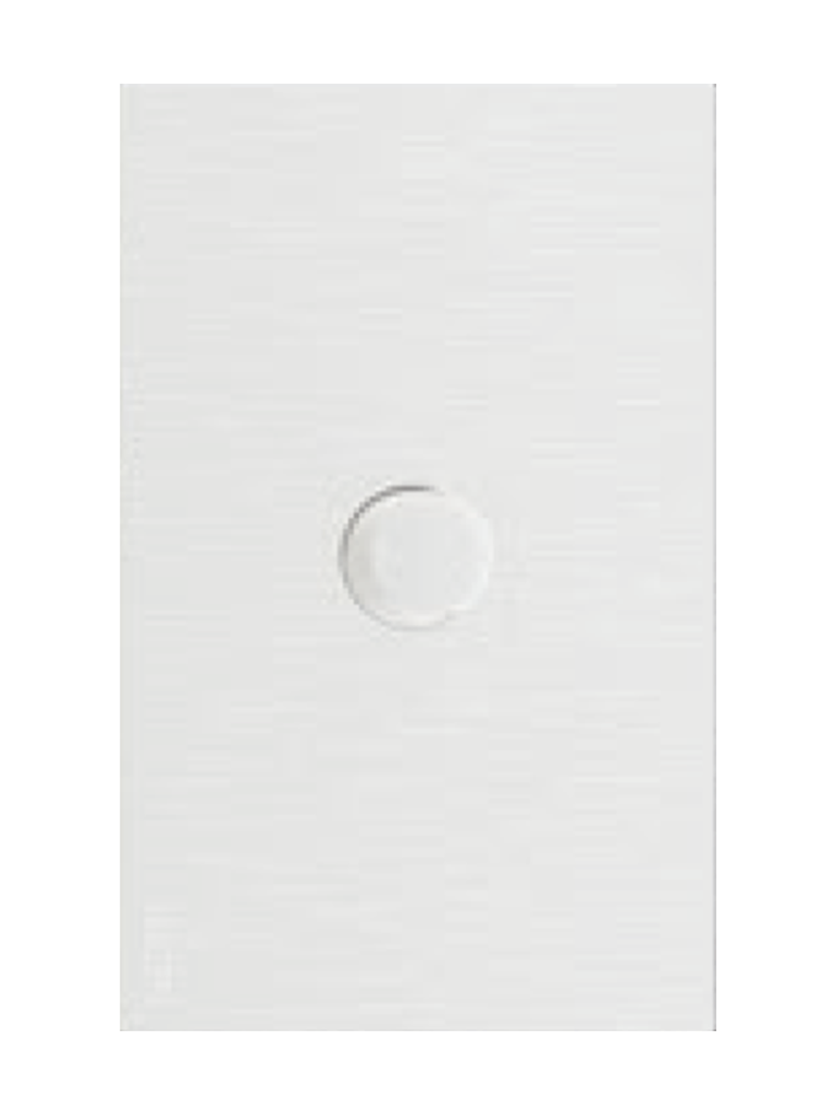 [BF04-B] LCK - PLACA PLACA CON DIMMER FLAT BLANCO