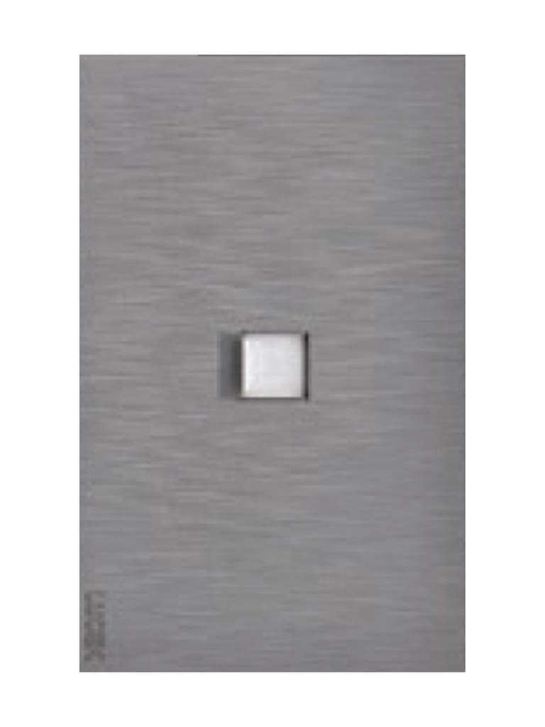 [BF17-P] LCK - PLACA PLANA CON TOMA DE TELEFONO FLAT PLATEADO