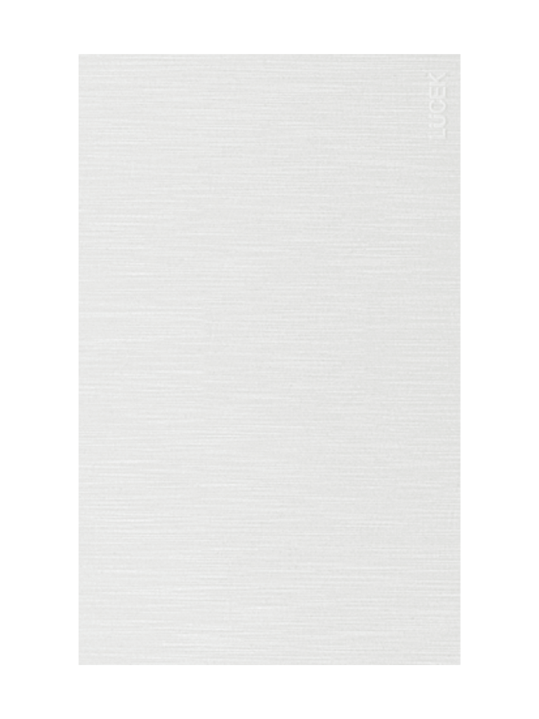 [BF1200-B] LCK - PLACA PLANA CIEGA FLAT BLANCO