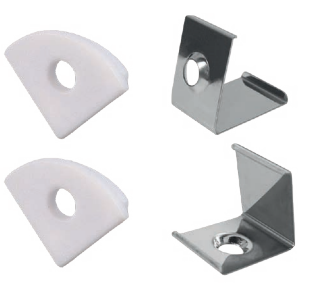 [WPE-003] WIN- KIT INSTALACION PERFIL TRIANGULAR WPE-103 10 Tapas y 10 Clips