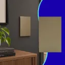 APL-512 PLACA LUXURY DE TAPA CIEGA VISTA 3D COLOR: ORO COLOR ORO