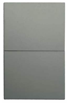 [APL-402] APL-402 PLACA LUXURY APAGADOR DE 2 INTERRUPTORES 3 VÍAS COLOR GRIS OXFORD