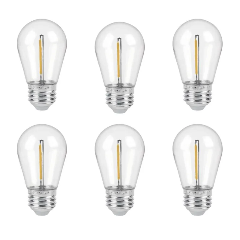 AKS- FOCO LED S14 6 PACK 1W, CÁLIDO 3000k