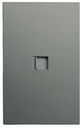 APL-409 PLACA LUXURY DE CONTACTO RED LAN TIPO RJ45 CAT5 COLOR GRIS OXFORD