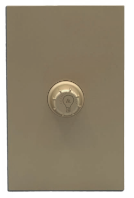 [APL-511] APL-511 PLACA LUXURY DE CONTACTO ATENUADOR ILUMINACIÓN MÁX. 100W COLOR ORO