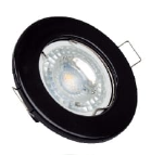 [125002] AKS- SPOT EMPOTRABLE MR16 FIJO NEGRO