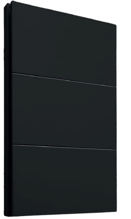 [APL-603] APL-603 PLACA LUXURY APAGADOR DE 3 INTERRUPTORES 3 VÍAS COLOR NEGRO