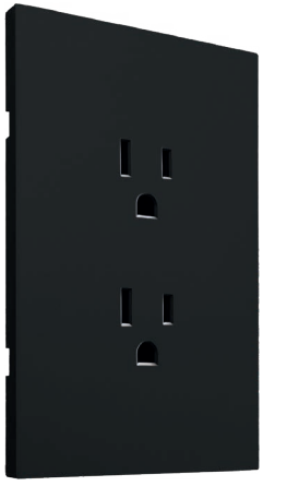 [APL-604] APL-604 PLACA LUXURY DE CONTACTO DOBLE COLOR NEGRO