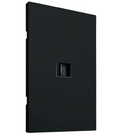 [APL-608] APL-608 PLACA LUXURY CONTACTO TELEFÓNICO COLOR NEGRO