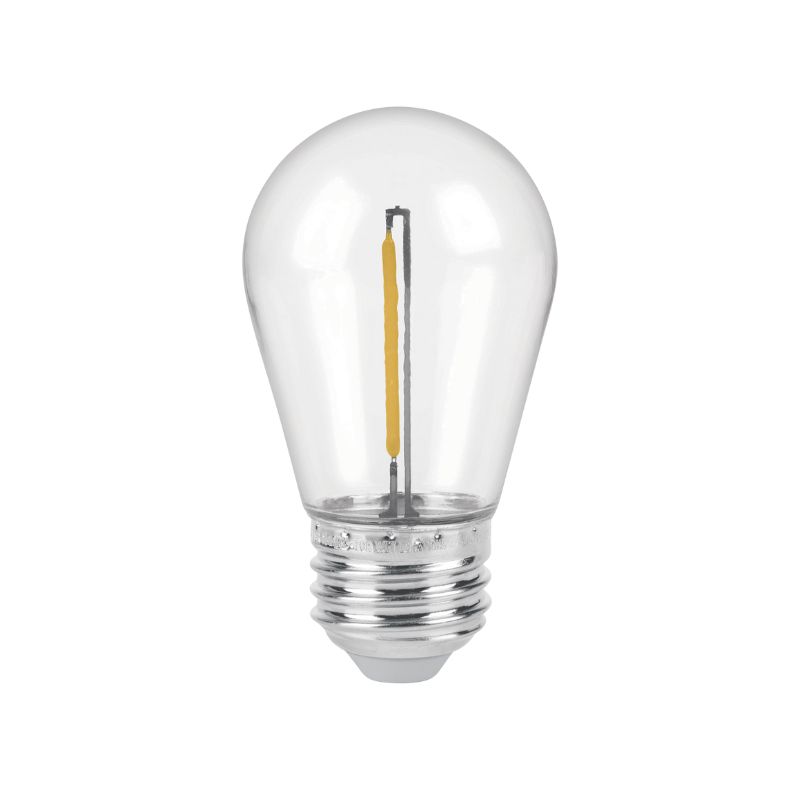 [122219] AKS- FOCO LED S14 6PACK 1W, LUZ BLANCA 6500K