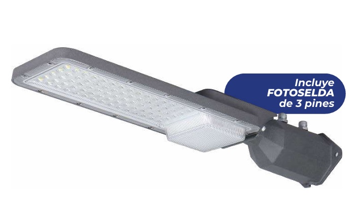 INN - LUMINARIA TIPO SUBURBANA BLANCO FRÍO 60W C/ FOTOCELDA