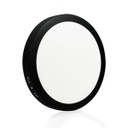 GEO- PANEL REDONDO 12W SOBREPONER  NEGRO