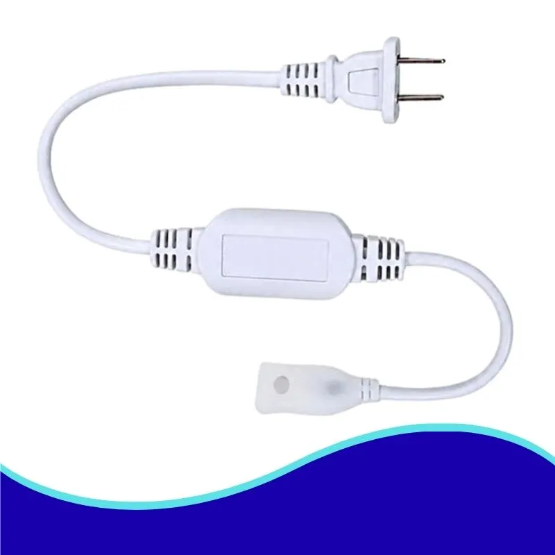 WIN- 1pz CONECTOR MANGUERA LED COB AC127V EXTERIOR MAX 50m