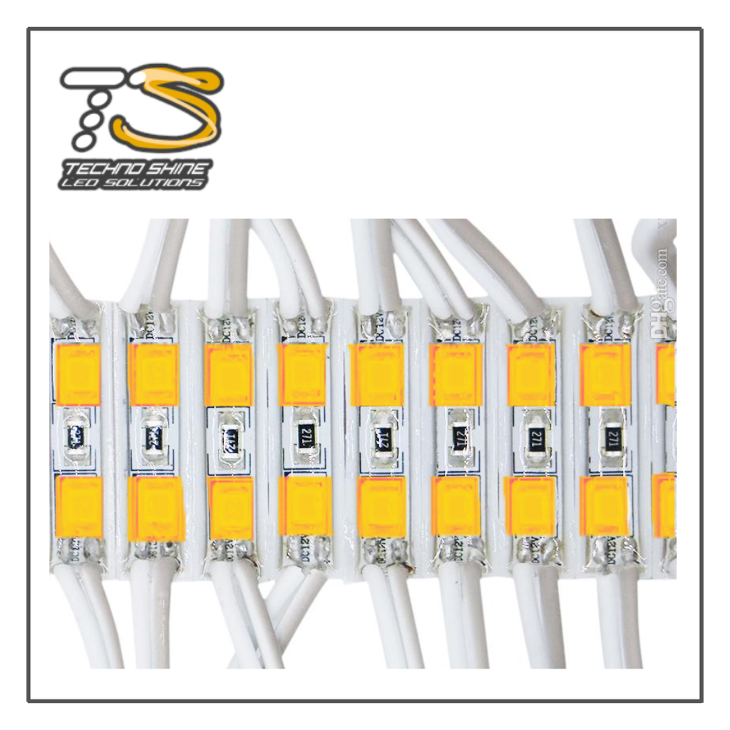 40pz MÓDULOS LED MINI DE LUZ BLANCO CÁLIDO
