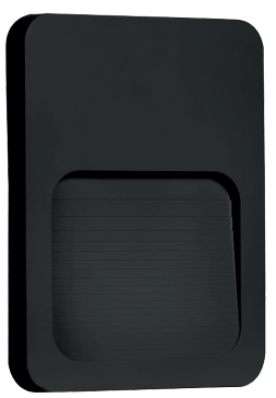 WIN- LUMINARIA DE CORTESIA COLOR NEGRO 2W BLANCO CÁLIDO