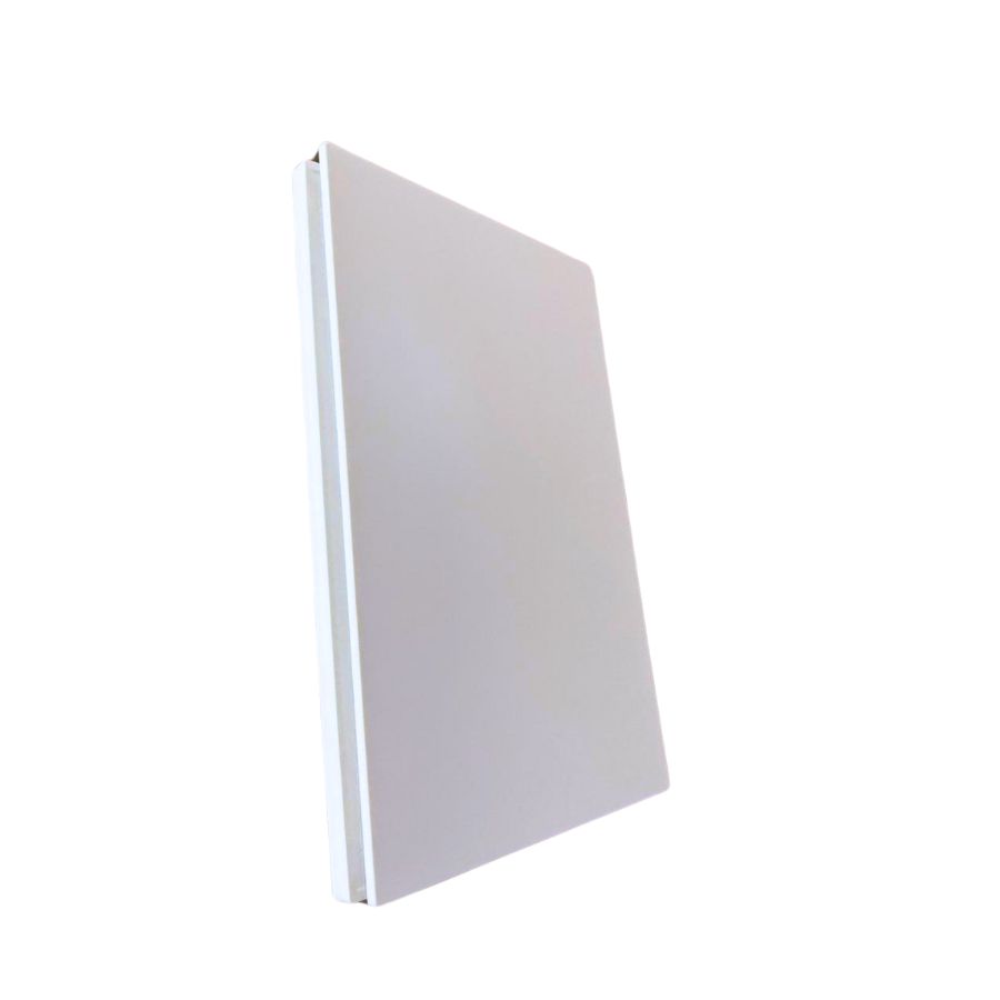 APL-701 PLACA LUXURY APAGADOR DE 1 INTERRUPTOR 3 VIAS COLOR BLANCO