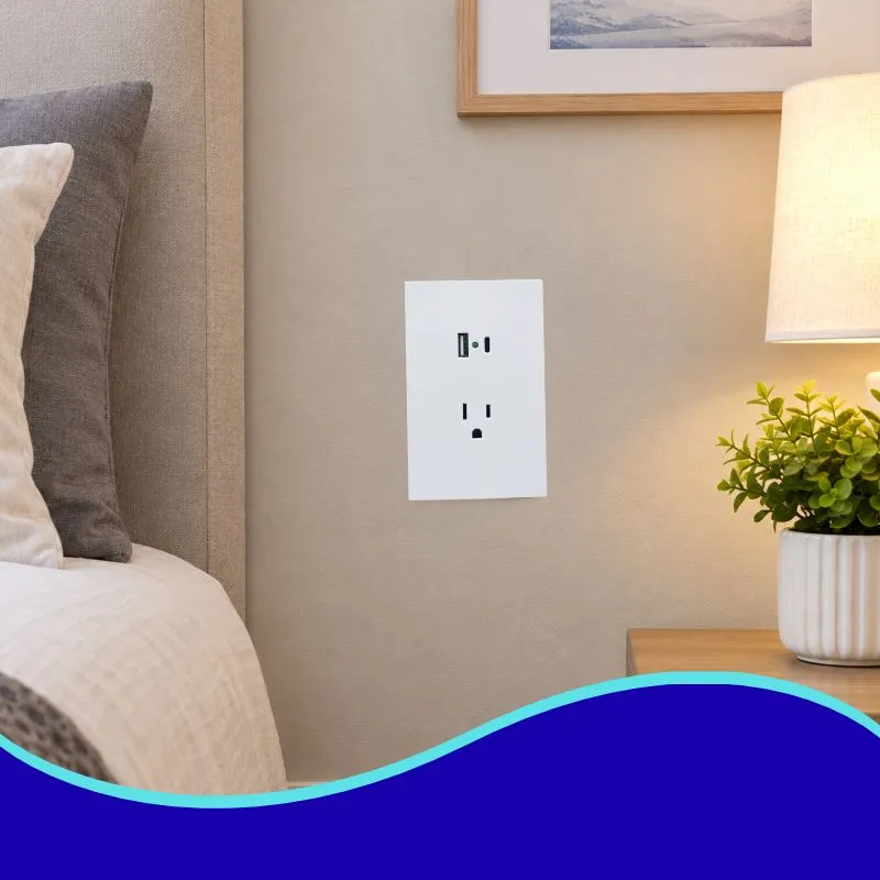 [APL-707] APL-707 PLACA LUXURY CONTACTO SENCILLO 90-277VCA Y CONVERTIDOR DE VOLTAJE DOBLE USB (TIPO A Y C) COLOR BLANCO