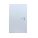 APL-713 PLACA LUXURY CONTACTO TIMBRE COLOR BLANCO