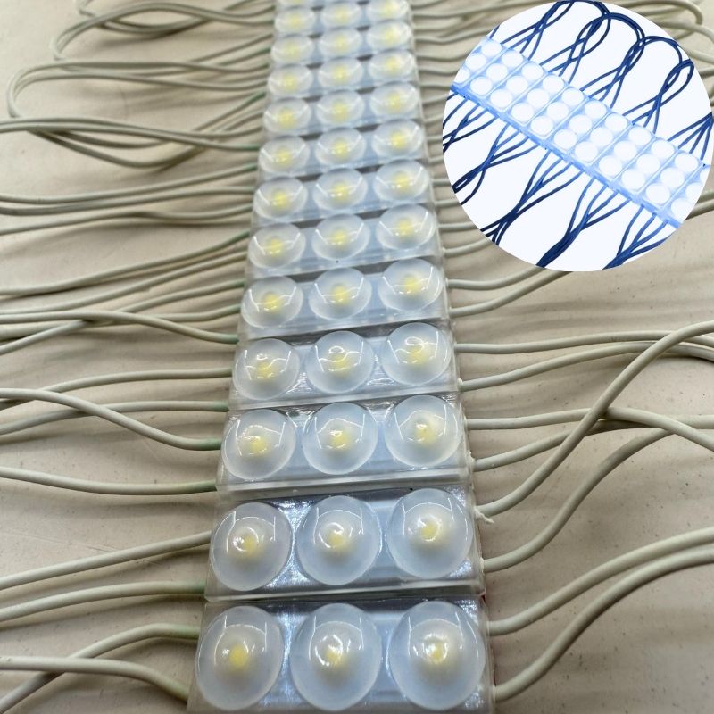[MML3-110v-BFx20] 20pz MODULO LED MINI 110v 3 LEDS LUZ BLANCO FRÍO