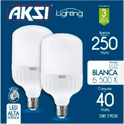 [116443] AKS- FOCO LED ALTA POTENCIA 40W 2PACK