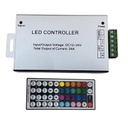GX- CONTROLADOR 12V-24V RGB RF 44 KEY ALUMINIO